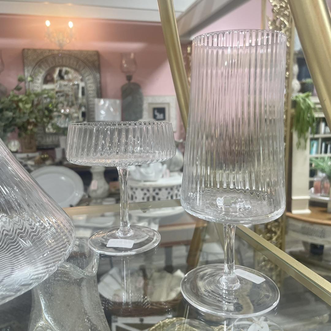 Fluted Cocktail Glass