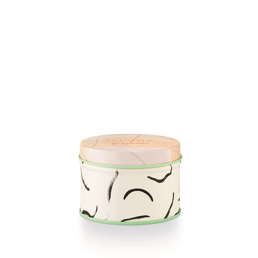 4.2oz. Small Fleur Tin Candle
