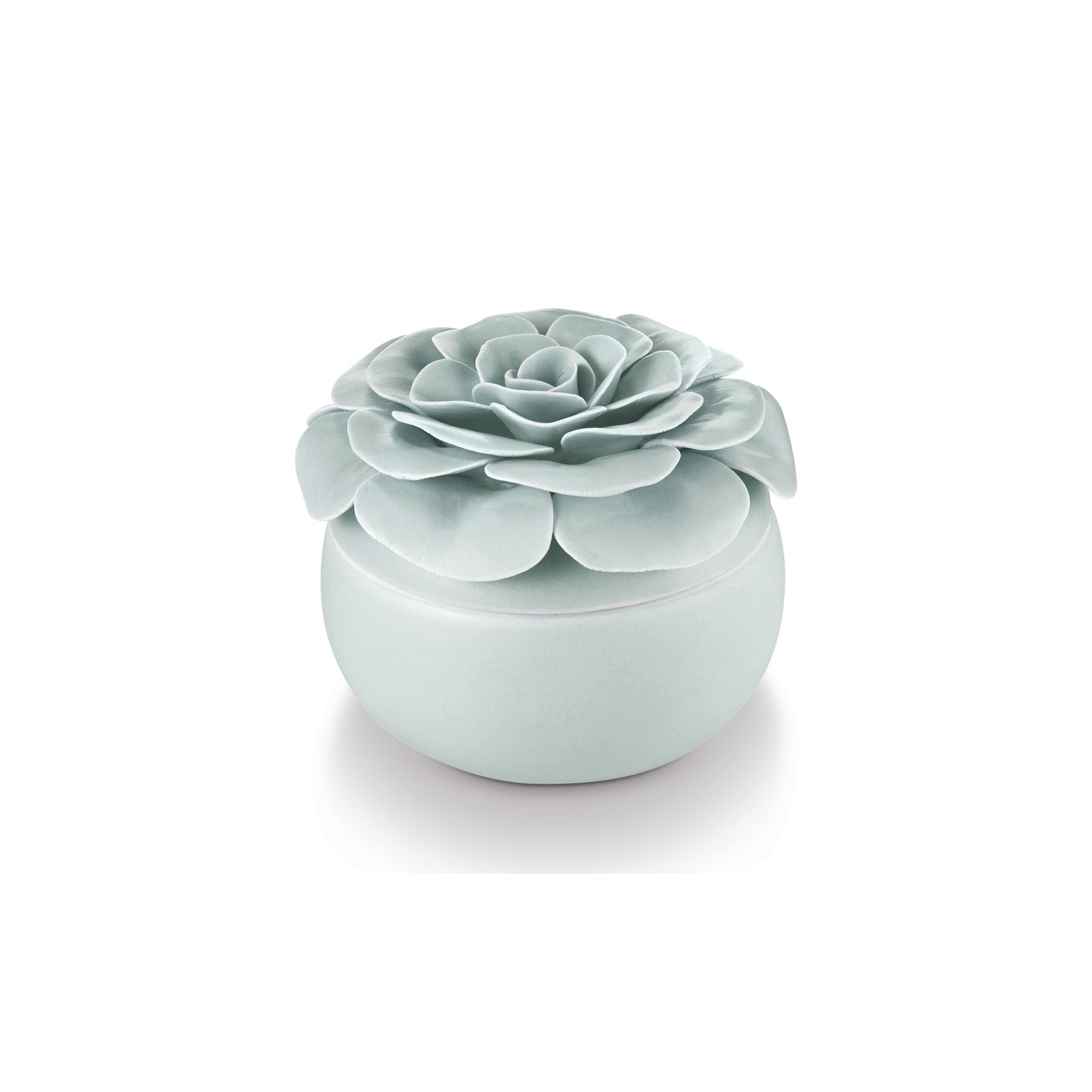 6.7oz. Ceramic Flower Candle