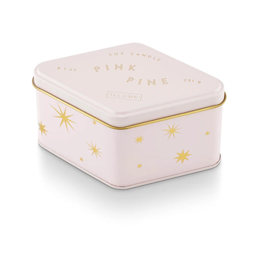 Diamond Tin Candle