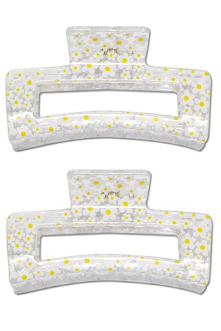 Fun Square Hair Claw Clip