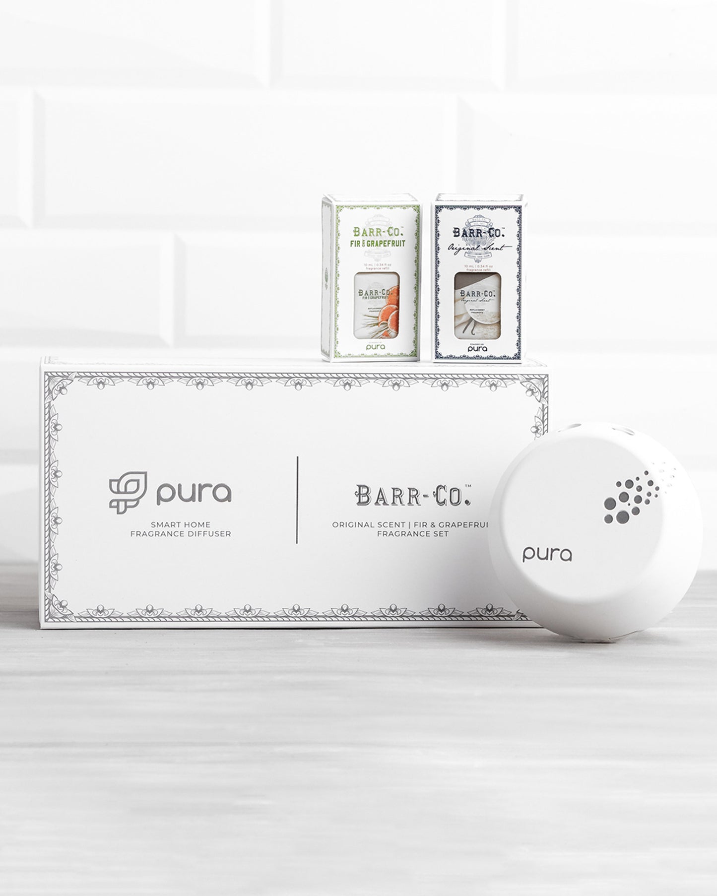 Pura x Barr-Co. Diffuser Set