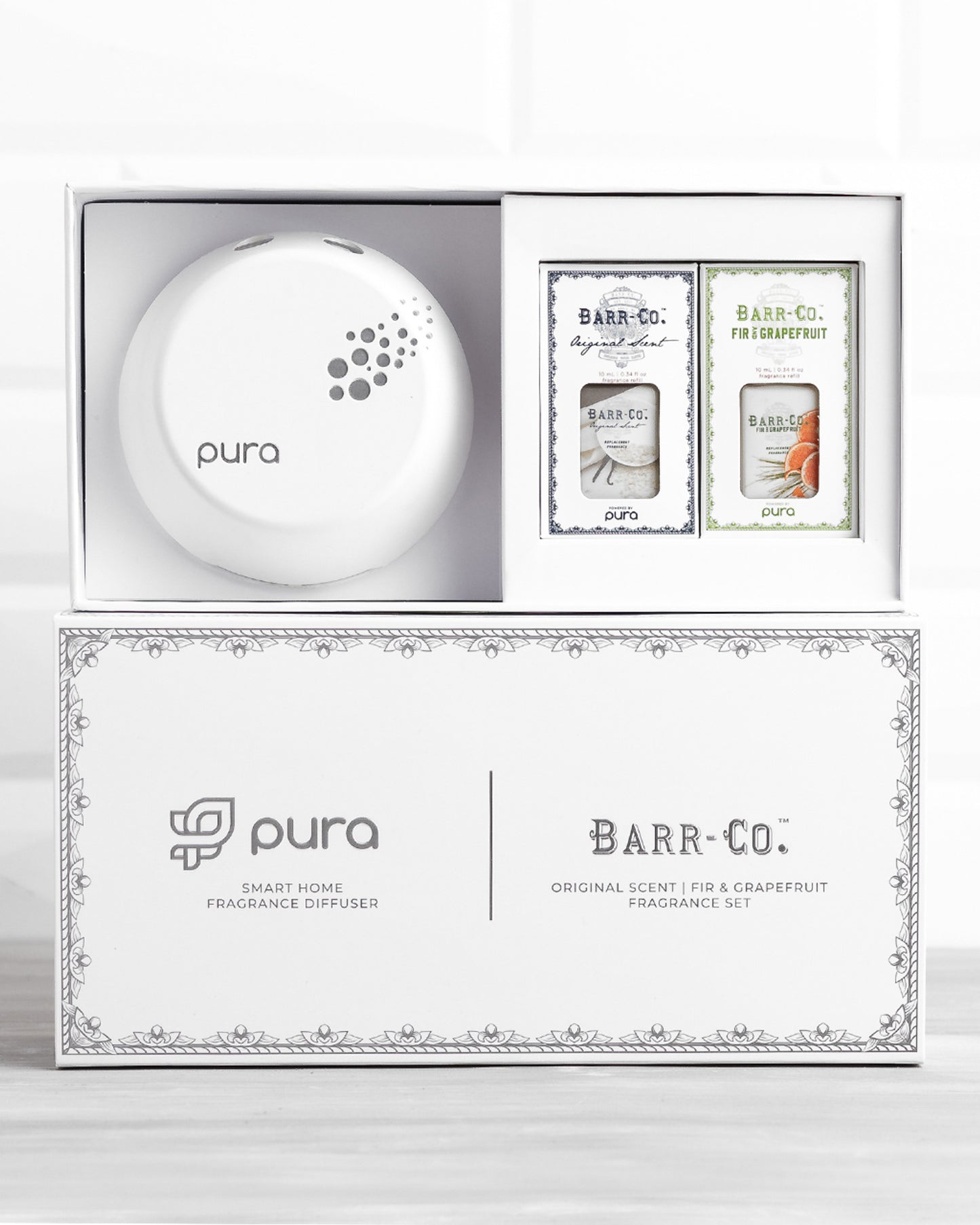Pura x Barr-Co. Diffuser Set