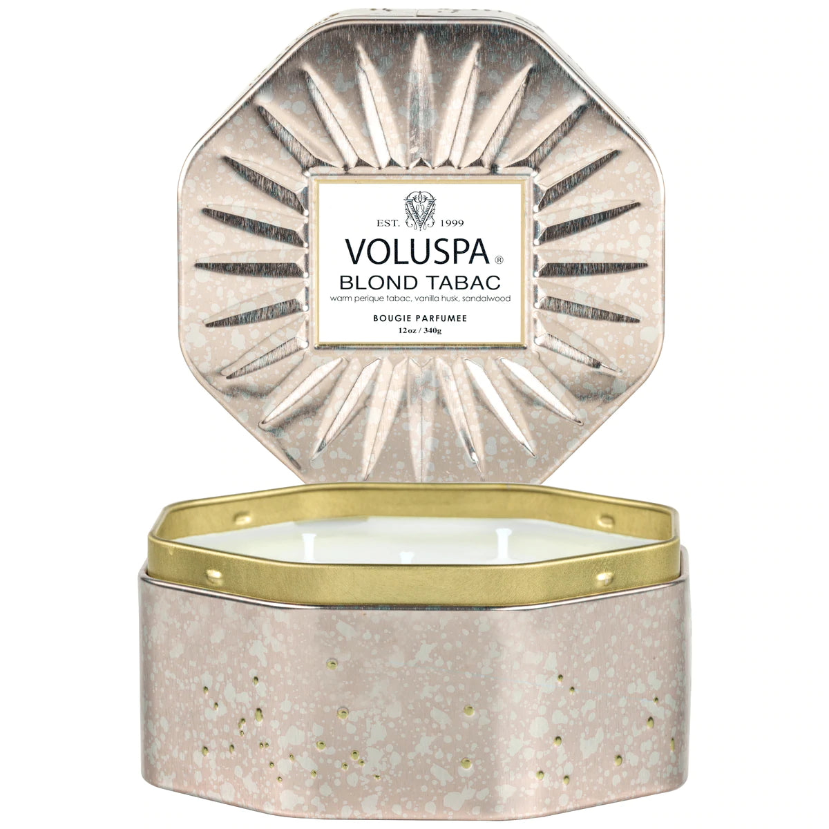 12oz. Octagon Tin Candle