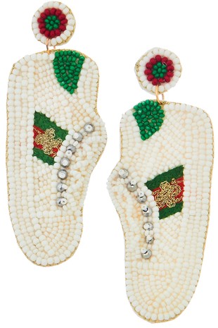 Sneaker Beaded Earrings
