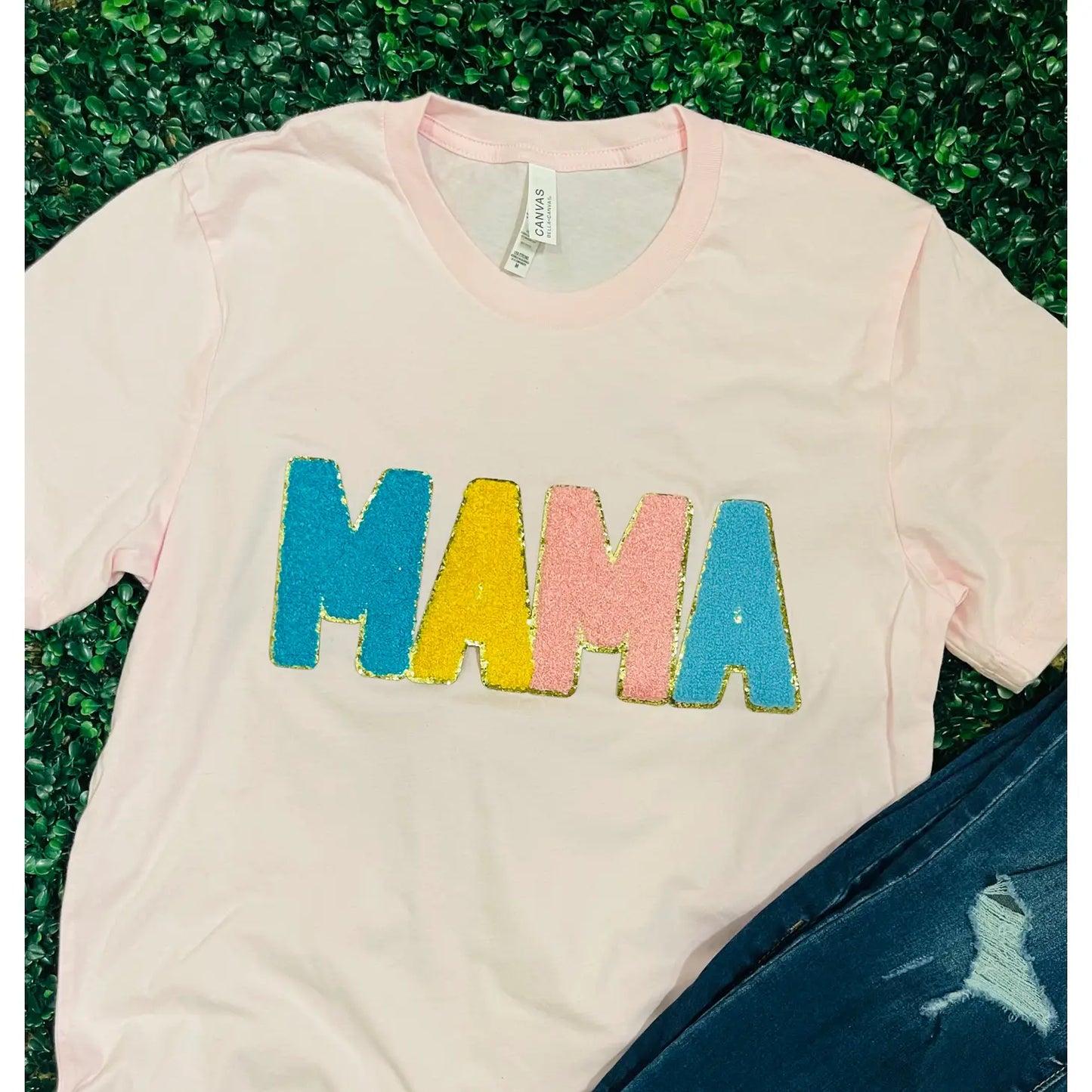 Varsity "Mama" Tee