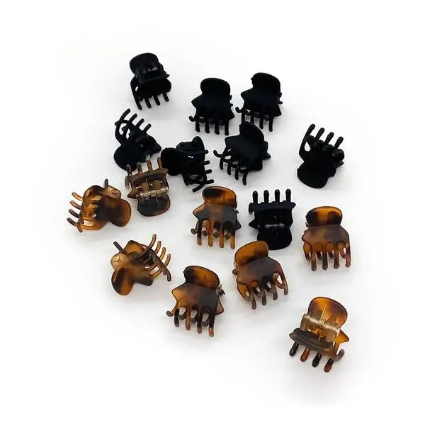 Mini Claw Hair Clips Set