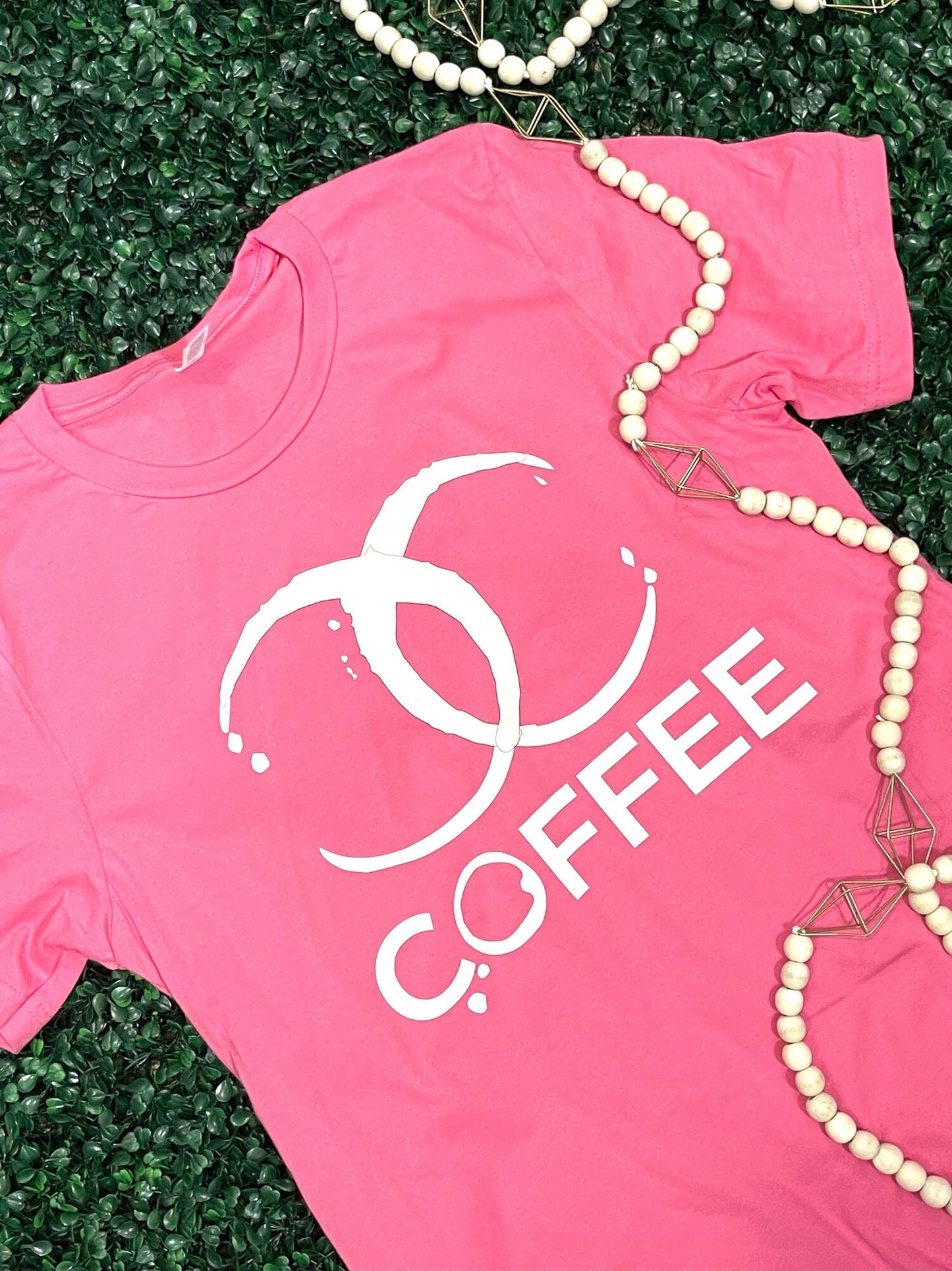 Hot Pink Coffee Tee