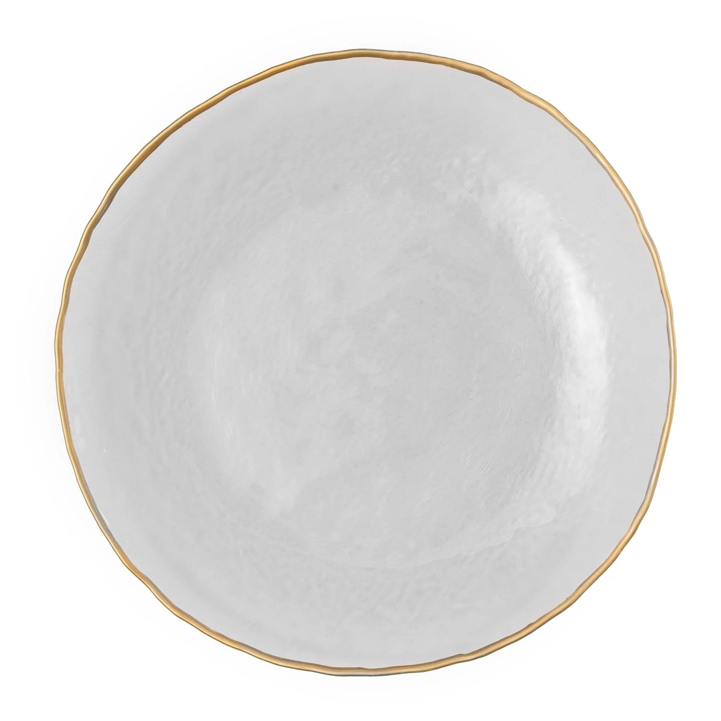 Gold Rim Clear Charger