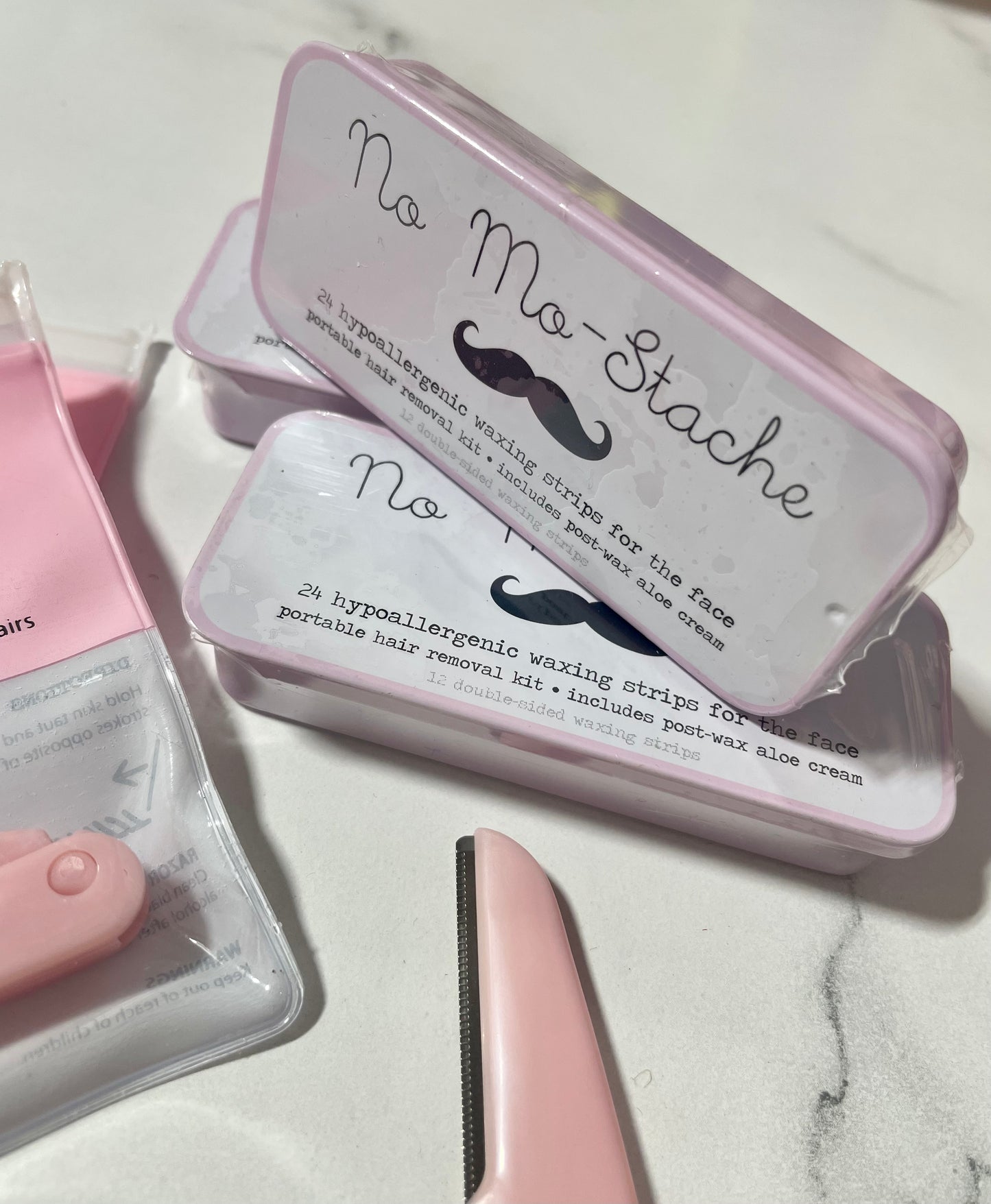 No Mo-Stache Facial Hair Removal Strips