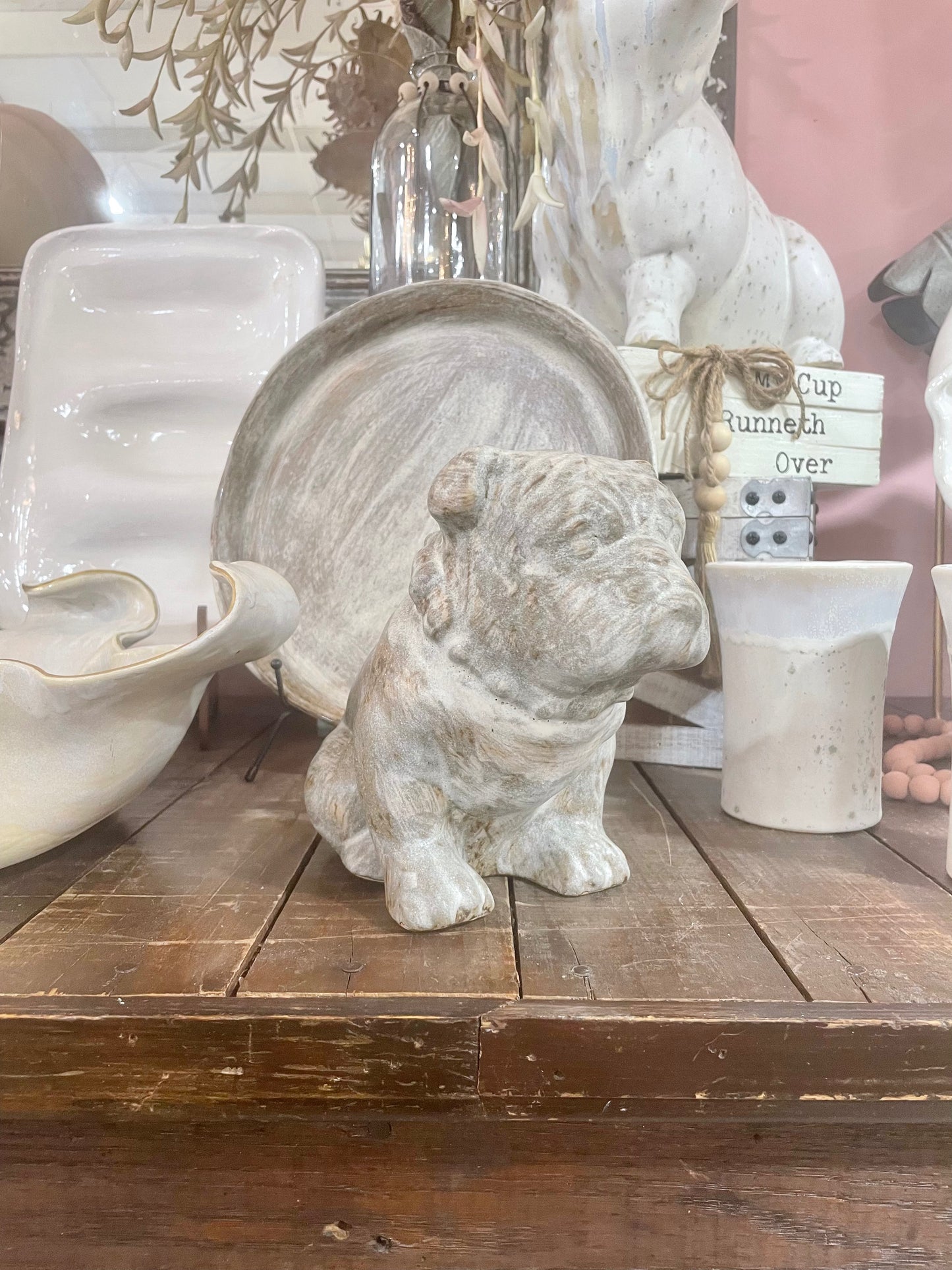Bulldog Statue