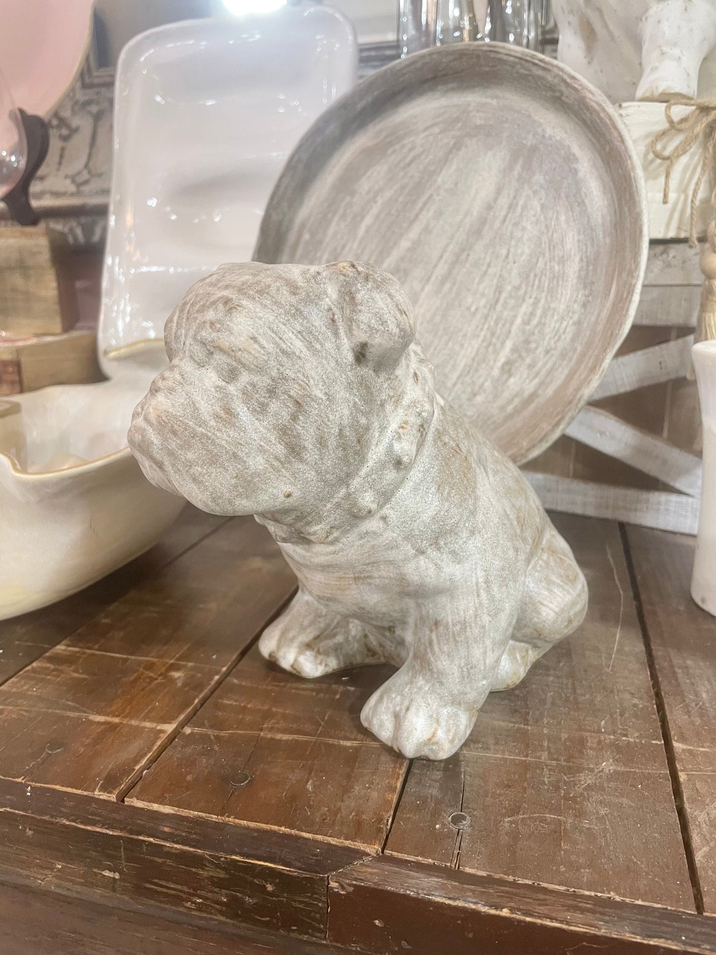 Bulldog Statue