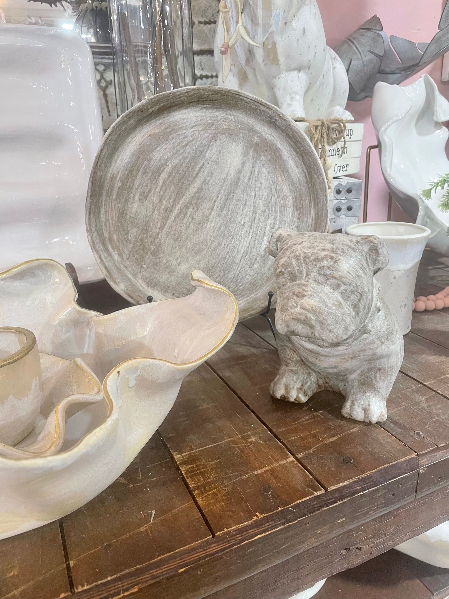 Bulldog Statue