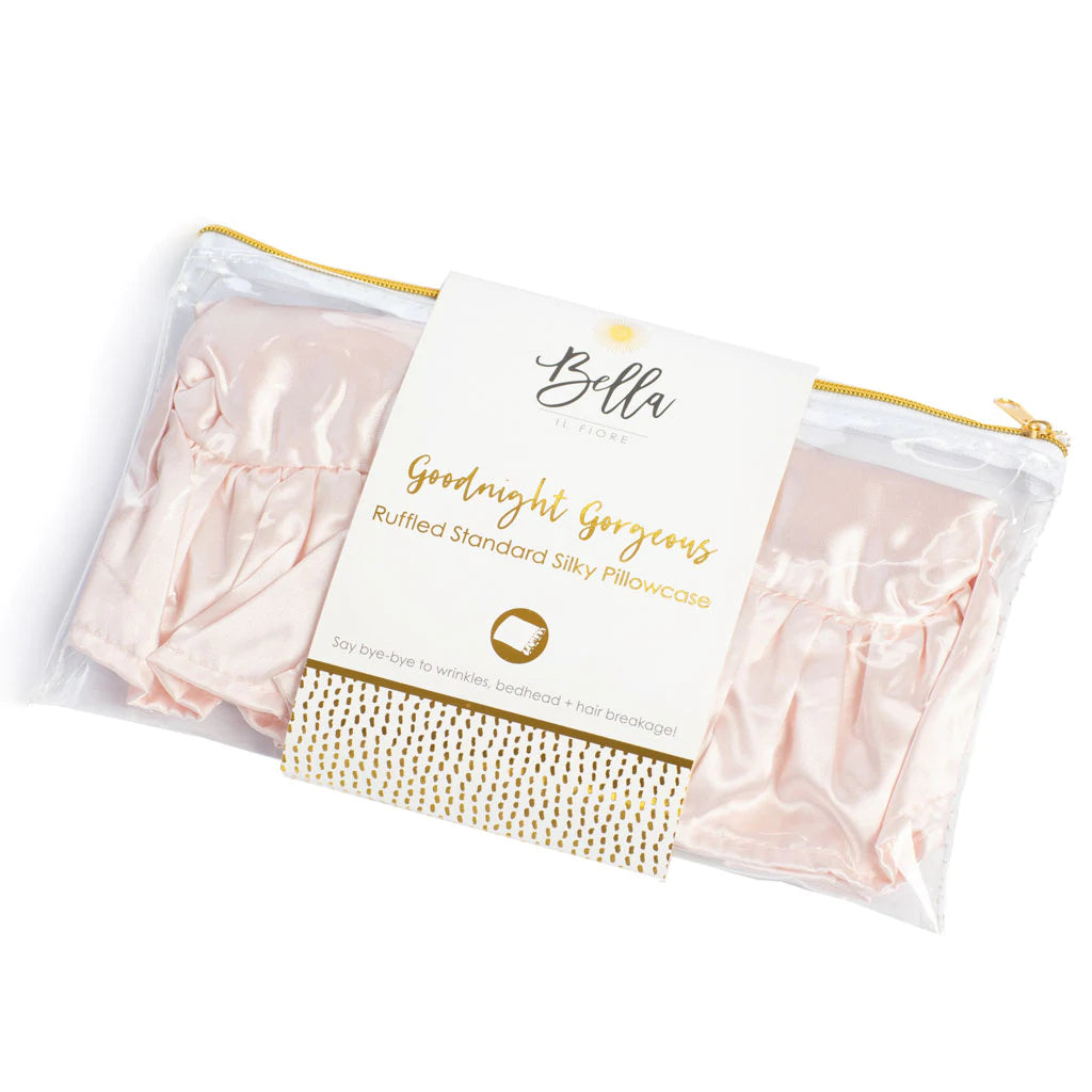 Standard Silky Ruffle Pillowcase