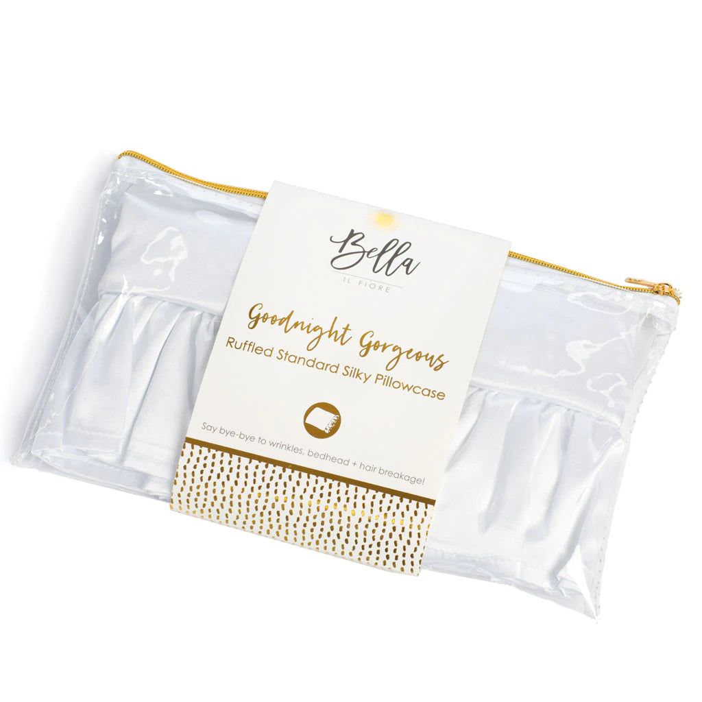 Standard Silky Ruffle Pillowcase