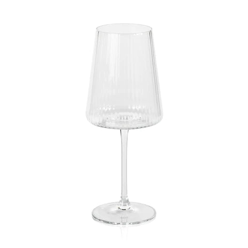 Fluted Wine Glass