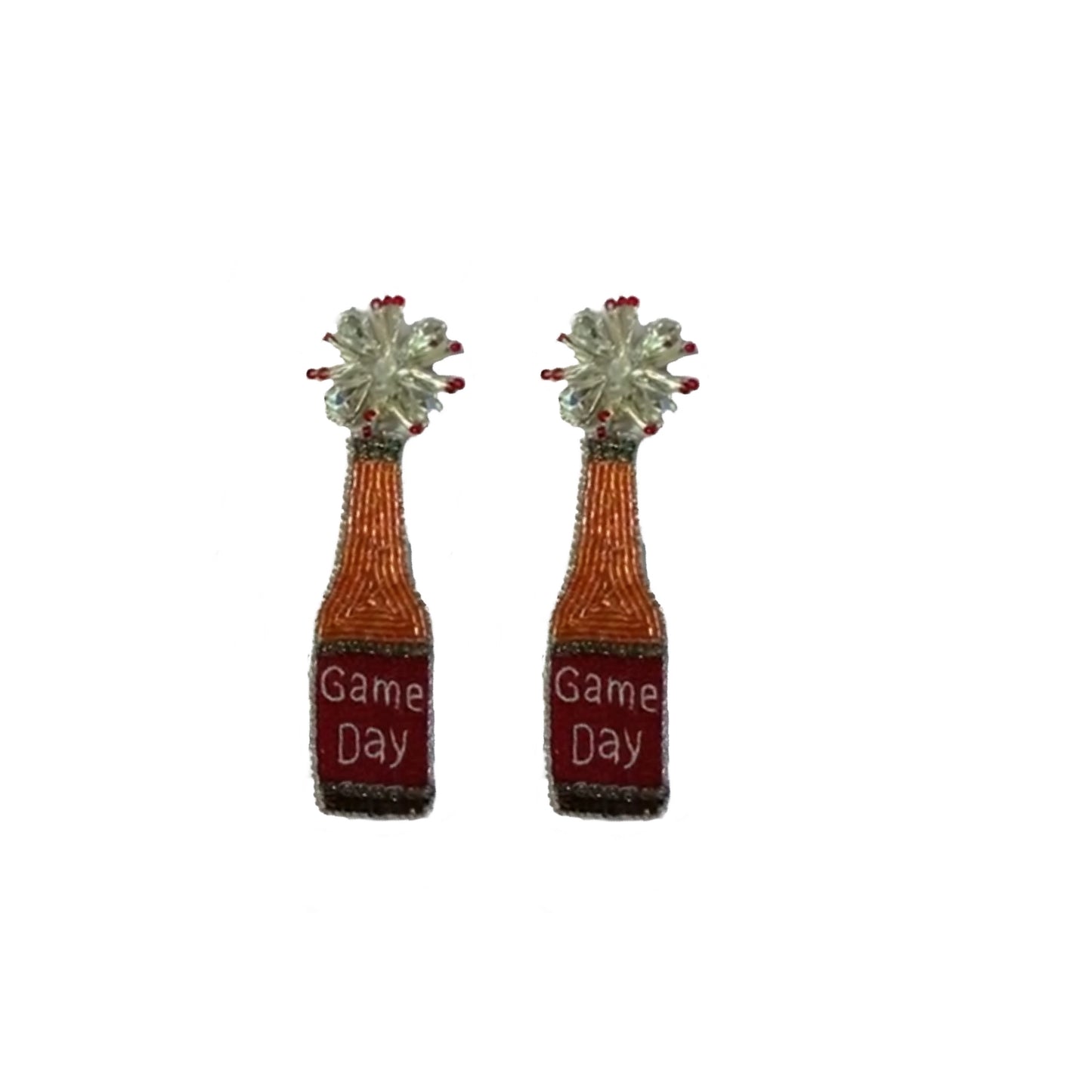 "Game Day" Bottle Earrings
