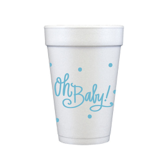 "Oh Baby!" Foam Cups
