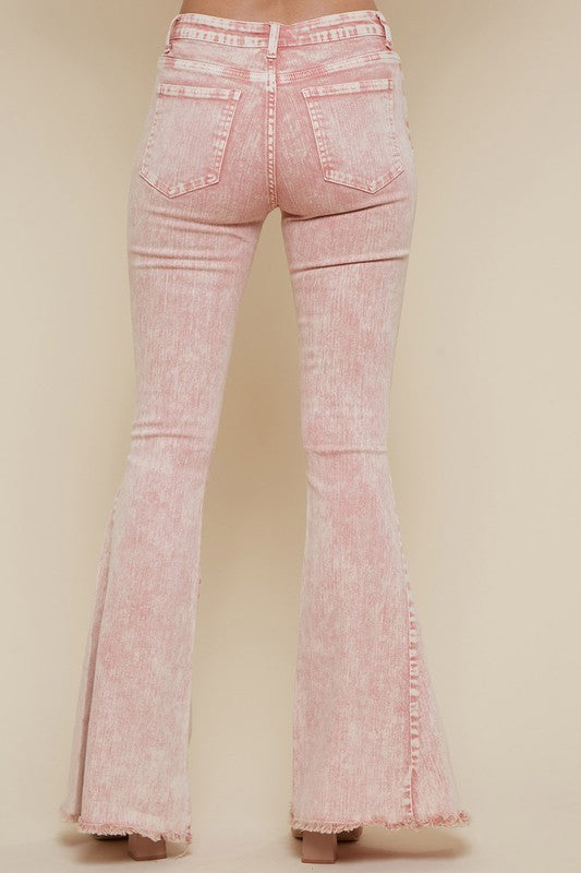 Acid Wash Bell Bottoms