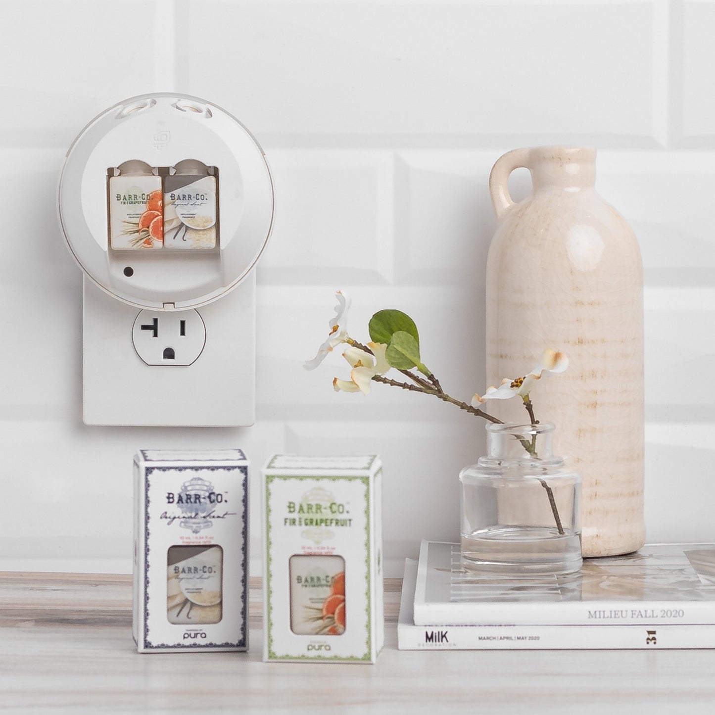 Pura x Barr-Co. Diffuser Set