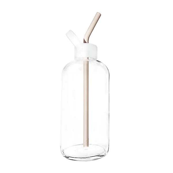 1L Silicone Straws Set