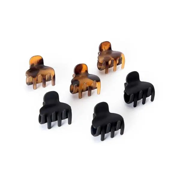 X-Small Claw Hair Clips Set