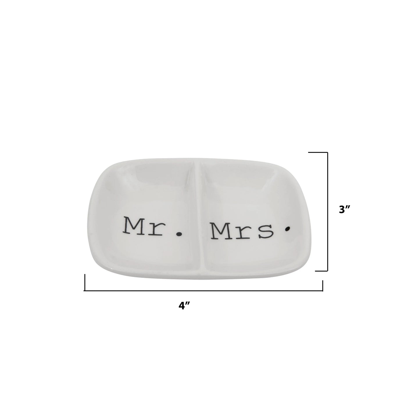 Mr. & Mrs. Trinket Dish