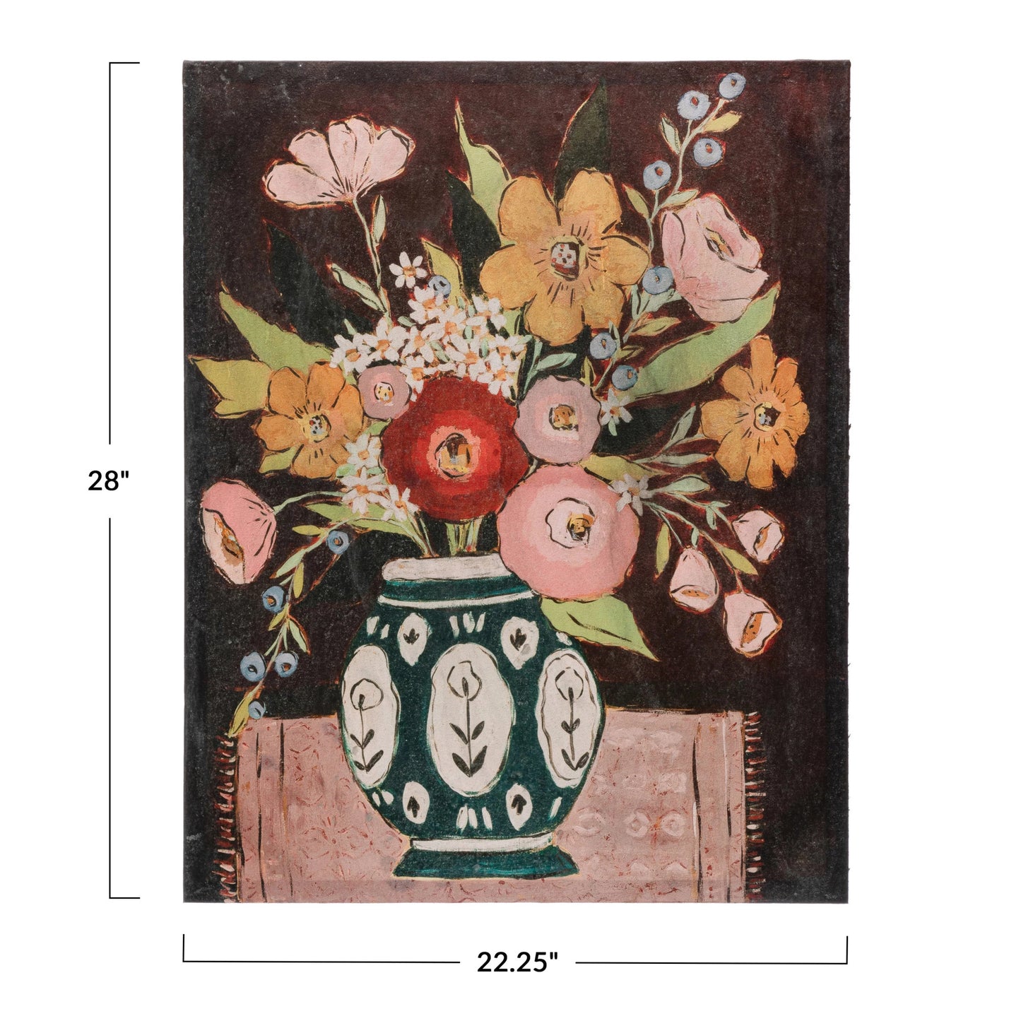 Floral Wall Art Canvas