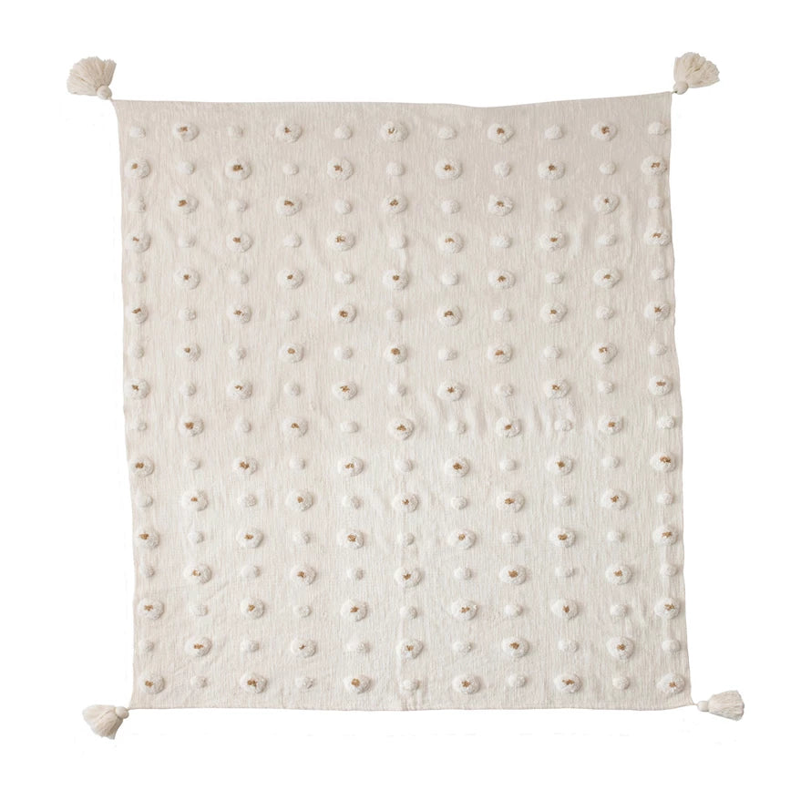 Cotton Tufted Throw