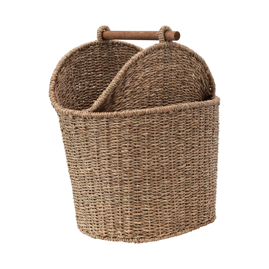 Woven Toilet Paper/Magazine Basket
