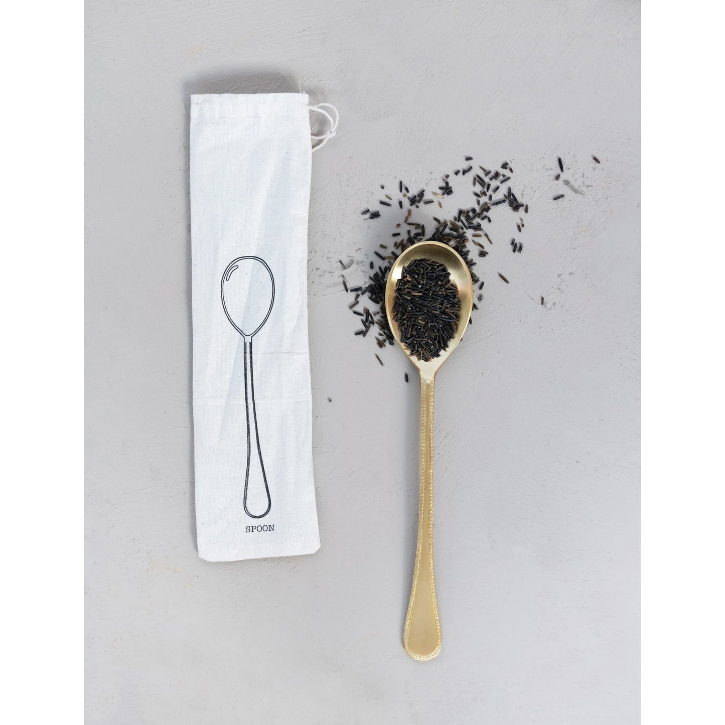 Large Brass Spoon
