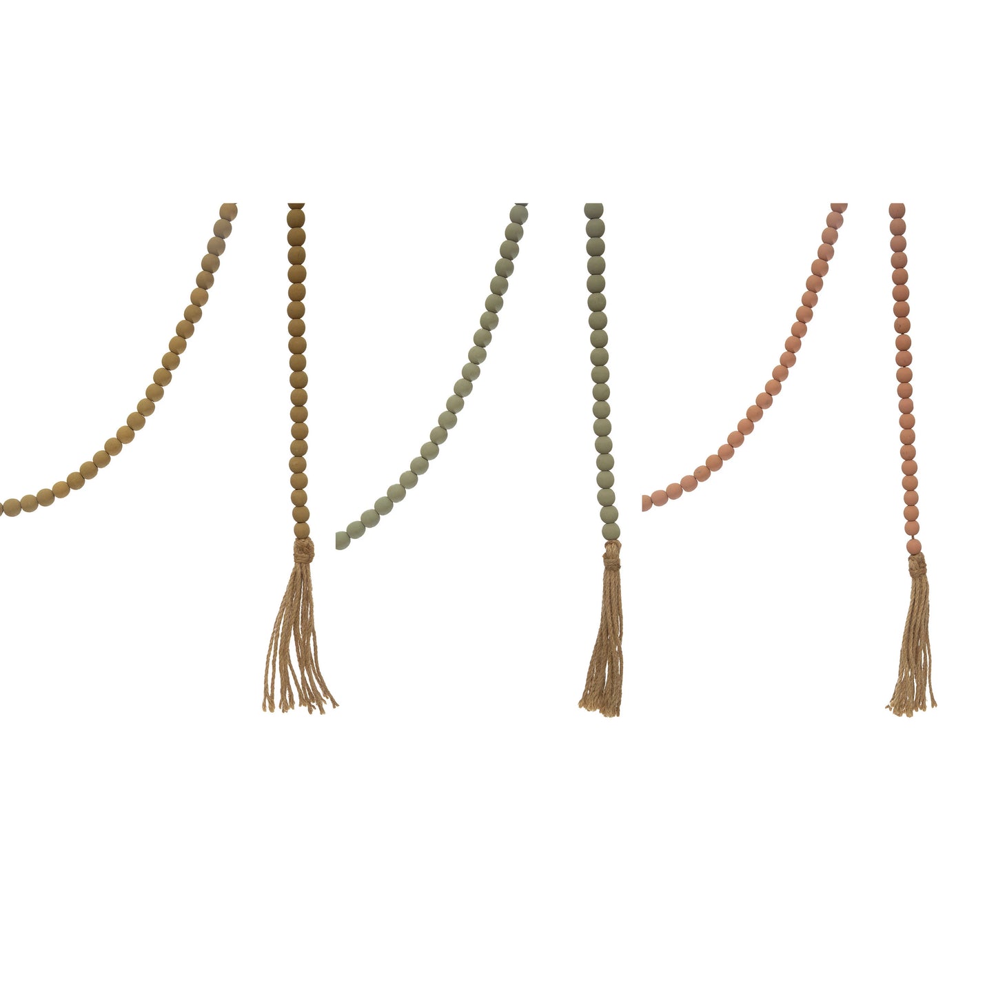Colorful Wood Bead Garland