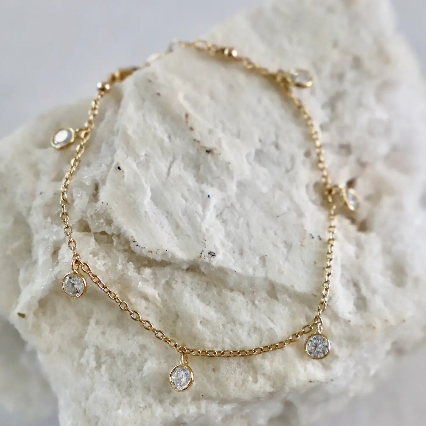 Petite CZ Dangles Bracelet