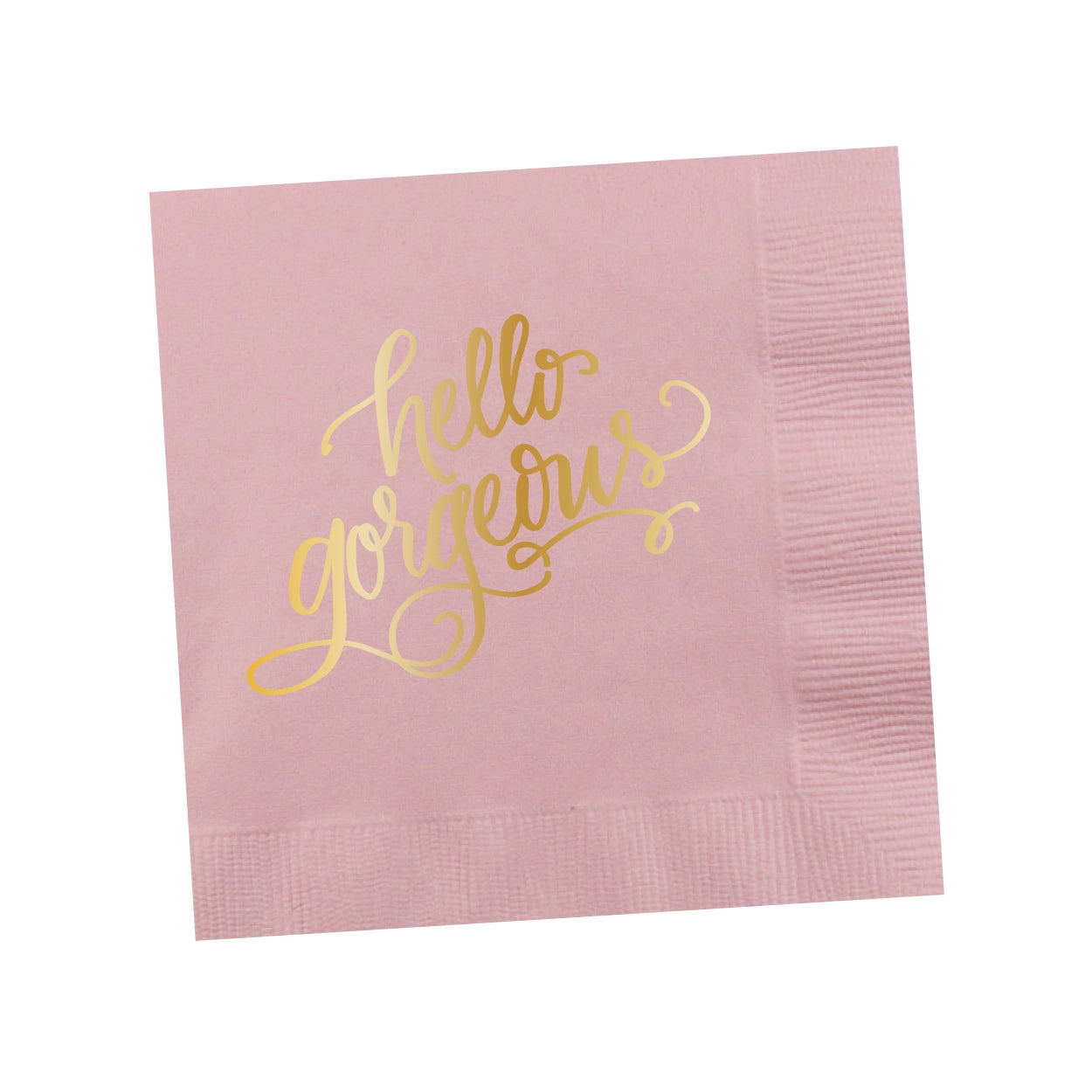 "Hello Gorgeous" Cocktail Napkins