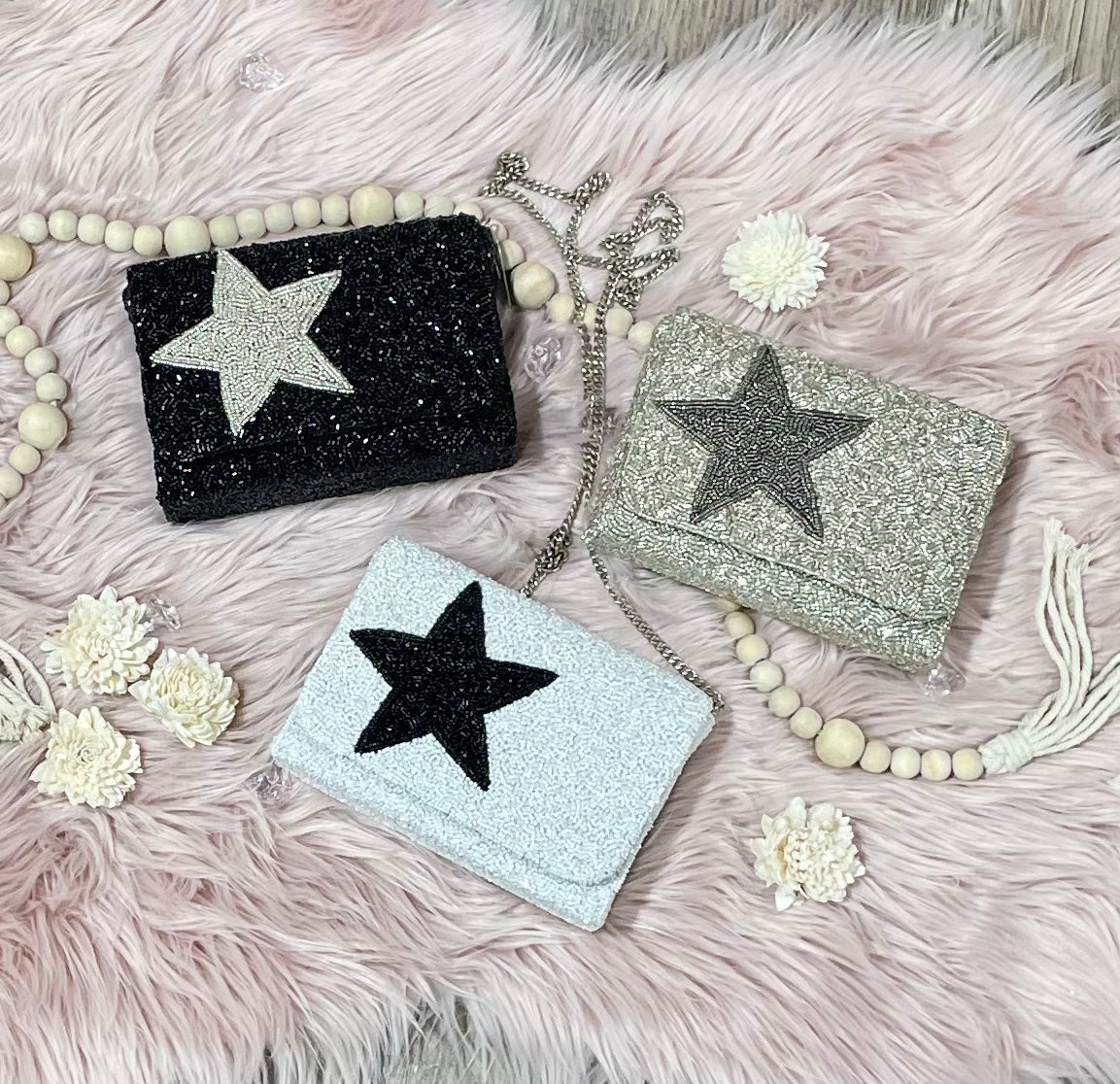 Moyna Rectangle Crossbody on Chain