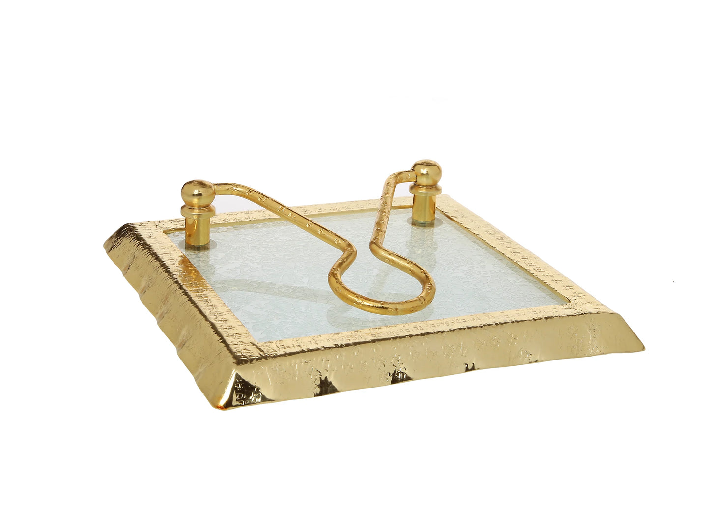 Gold Rim Napkin Holder