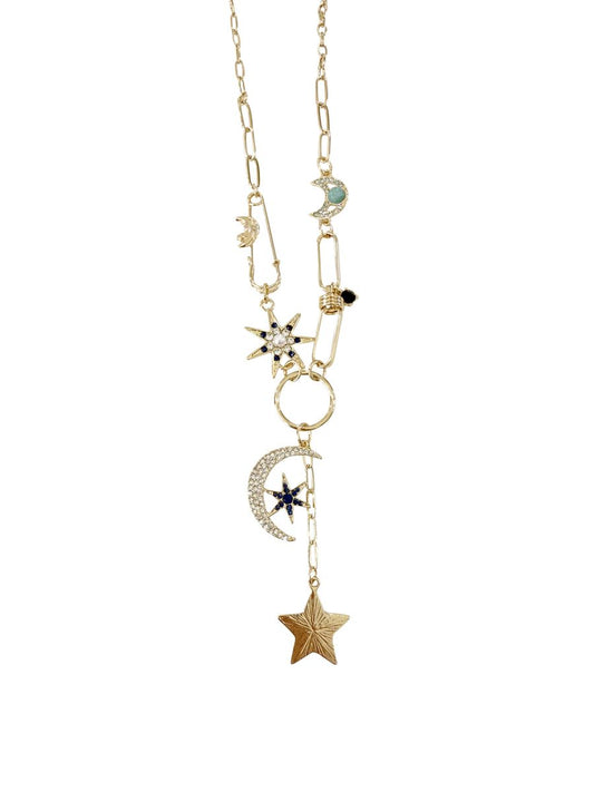 Starry Night Charm Necklace