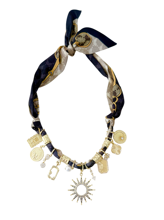 Misty Scarf Necklace
