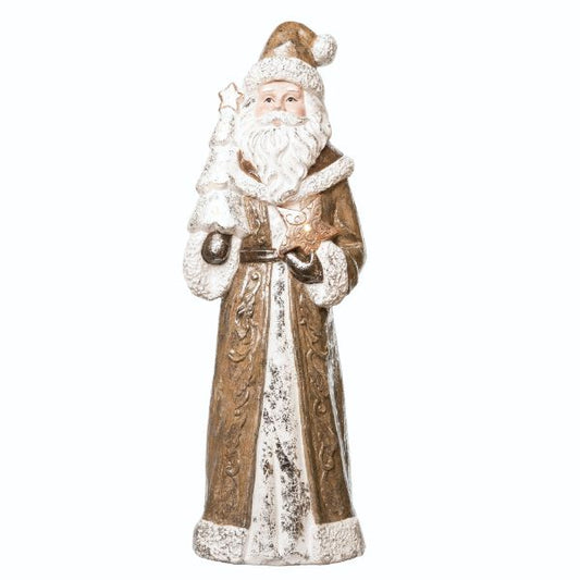 Light Up Gold Glitz Santa