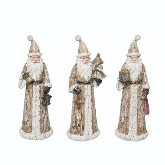 Gold Dusted Santa Figure