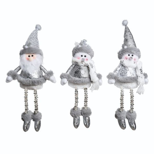 Plush Silver Christmas Creatures