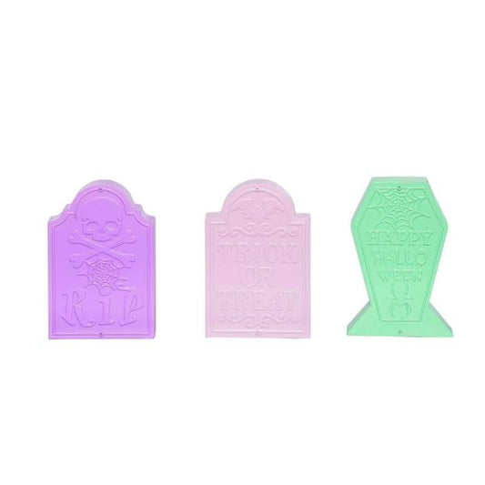 Pastel Tombstone Decor