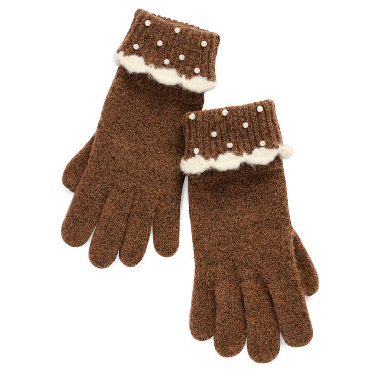 Mila Touchscreen Gloves- Chocolate