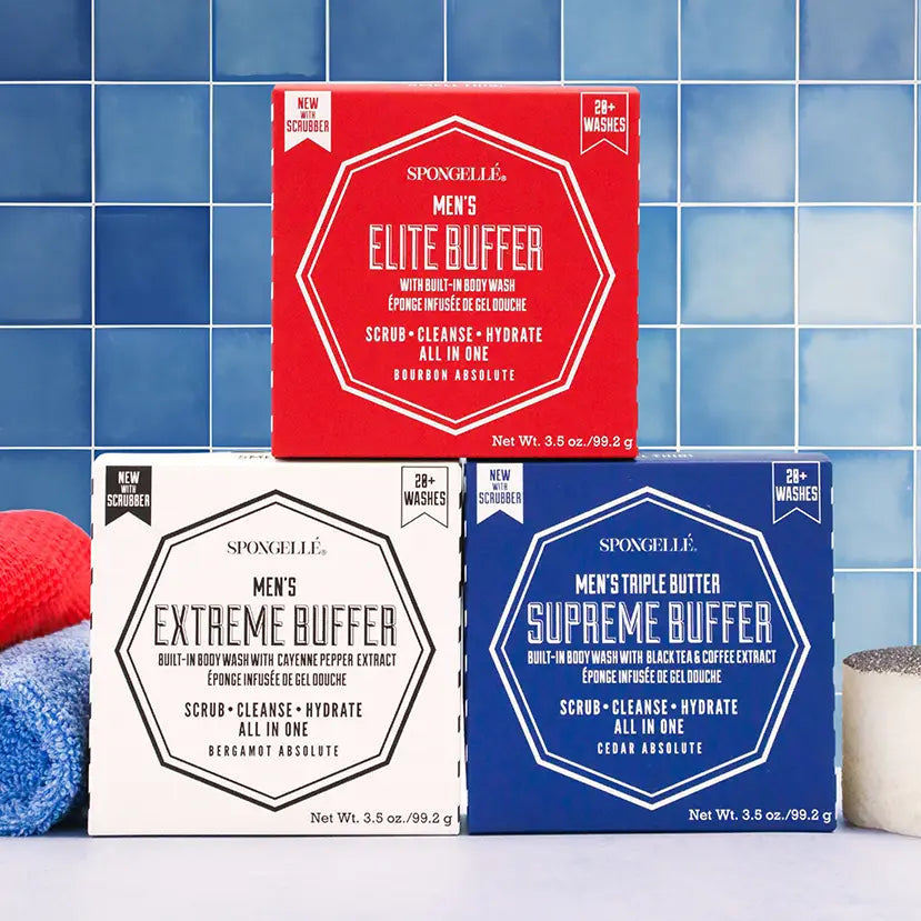 Men's Body Wash-Infused Buffer