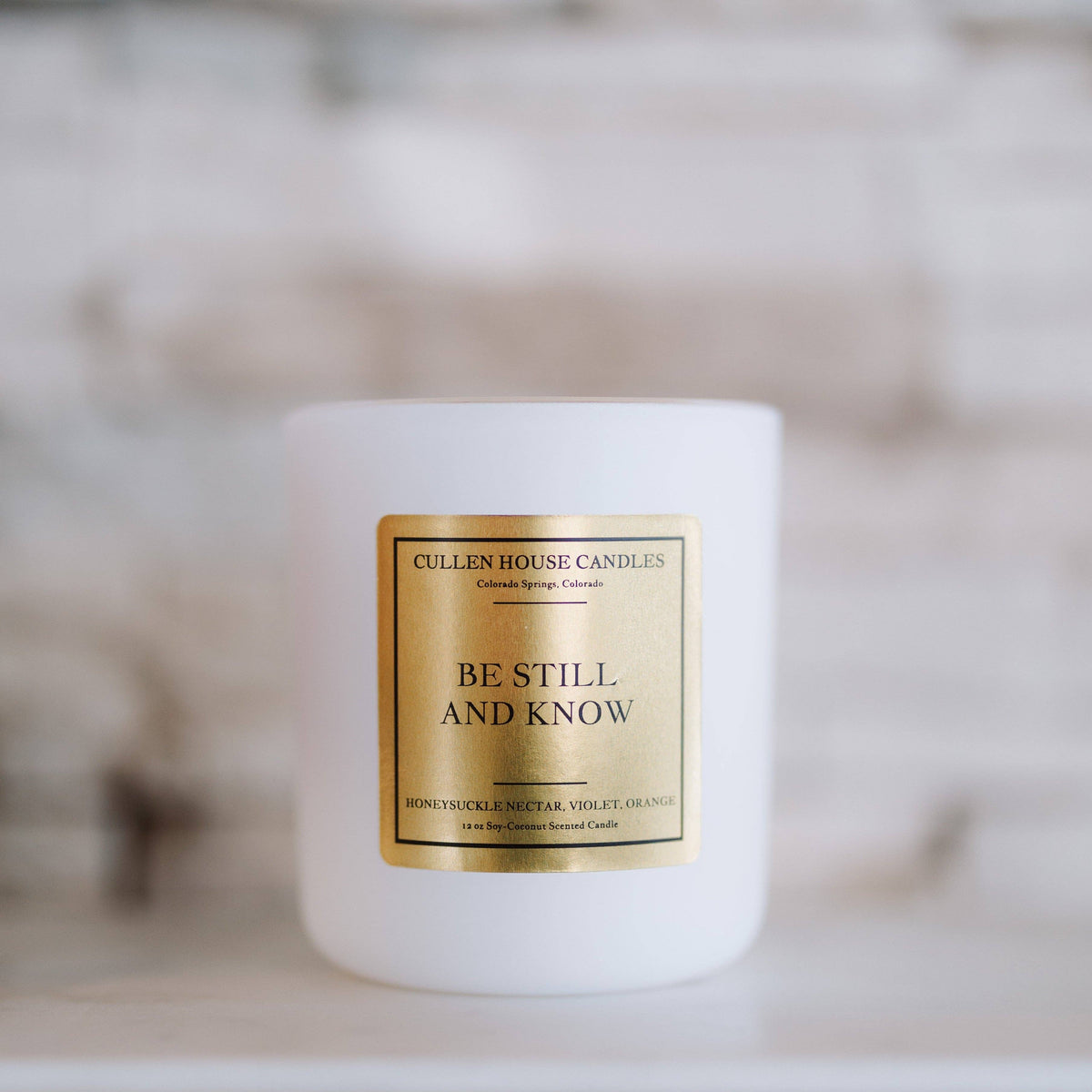 Be Still and Know Candle