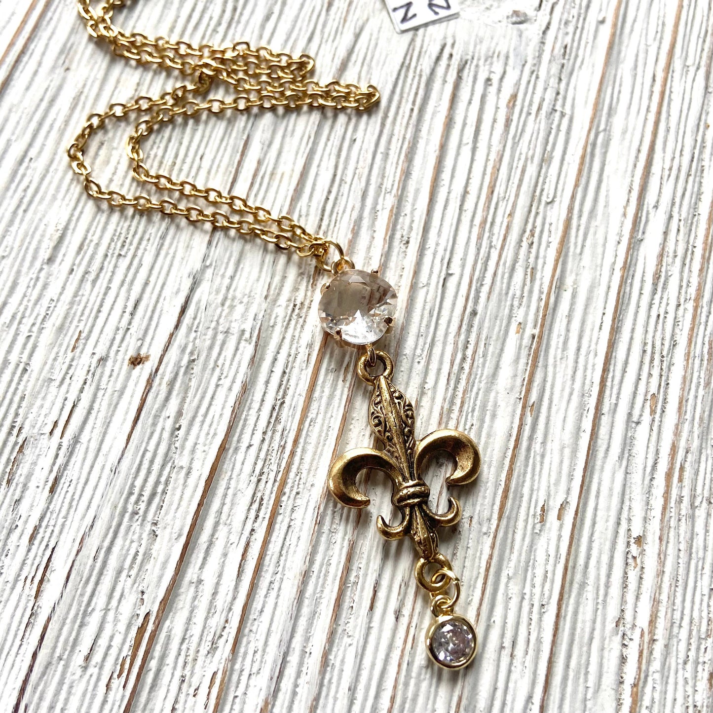 Fleur De Lis Layering Necklace