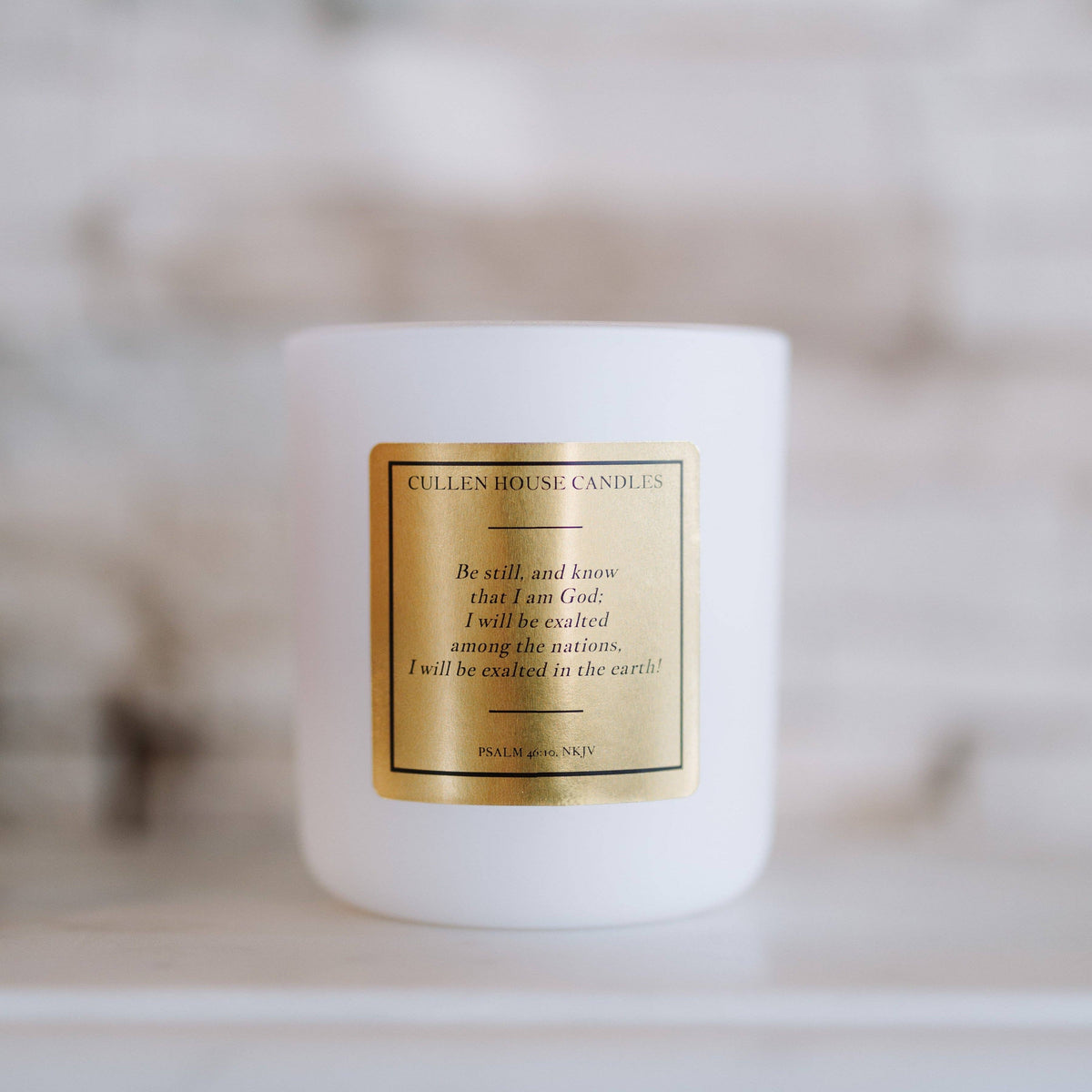 Be Still and Know Candle