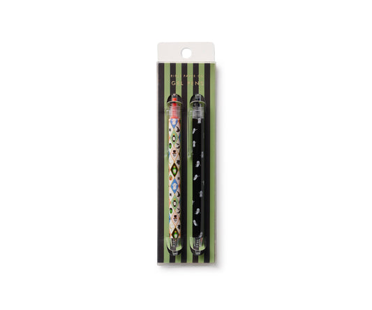Halloween Argyle Gel Pen Set of 2