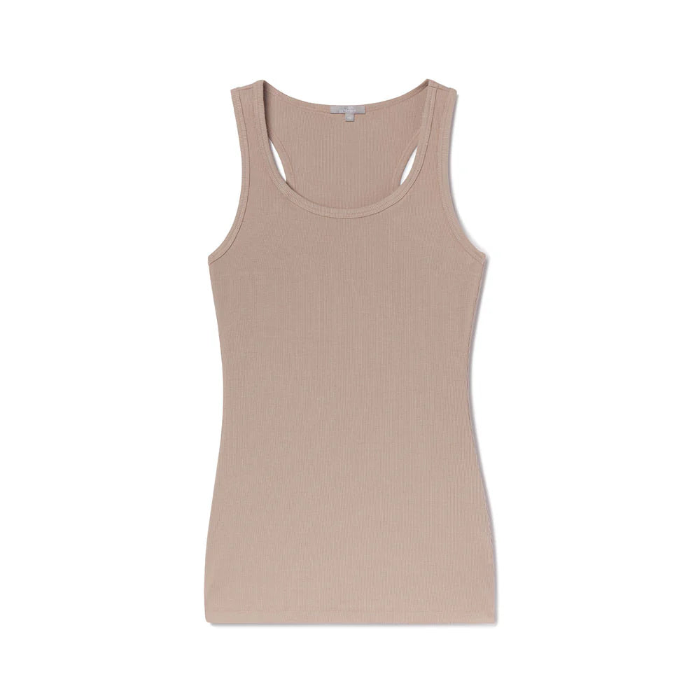 Charlie Racer Ribbed Tank