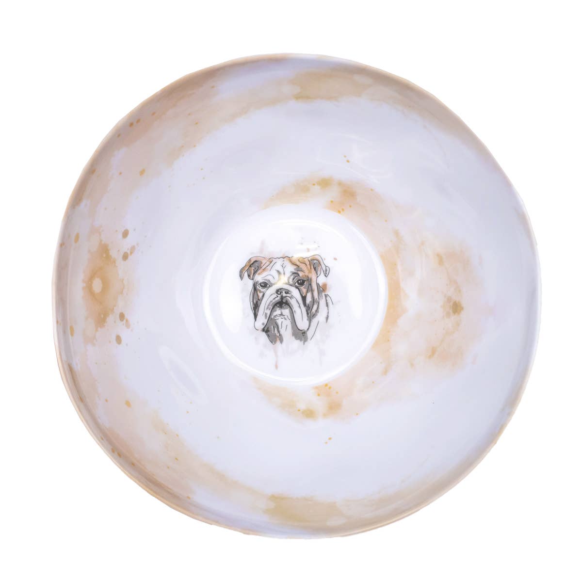 Bulldog Love Melamine Bowl
